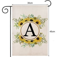 HolAuty travnjak ukras slovo vrt dvostruka suncokret tiskana vertikalna zastava za odmoru Dekoracija Obiteljski