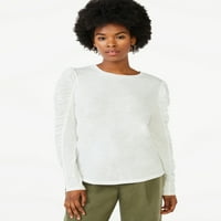 Scoop Dugi Rukav Pulover Crew Neck Relaxed Fit Top Pack