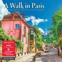 Willow Creek Press Walk in Paris Wall Calendar