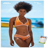 Sports Illustrated: Izdanje Kupaćih Kostima - Tanaye Bijeli Zidni Poster, 22.375 34