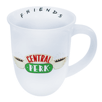 Prijatelji Central Perk Logo Srebrna Buffalo široka keramička šolja, 16oz