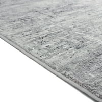 United Weavers of America Runner Distressed Transitional Runner Rugs, Grey