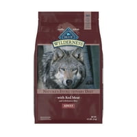 Blue Buffalo Wilderness sa visokim sadržajem proteina crveno meso suha hrana za odrasle pse, bez žitarica,