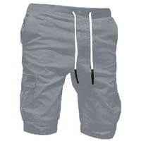 Muške plus veličine Teretne kratke hlače Čvrsto boje Multi-džepne sportske kratke hlače Ležerne prilike za