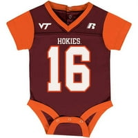 Virginia Tech Hokies Sintetički Bodi S V-Izrezom Za Bebe