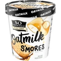 So Delicious Dairy Free S'mores Oatmilk Non-Dairy Frozen Desert, Pinta
