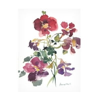 Marietta Cohen Art and Design 'cvijeće serije 12' platno umjetnost