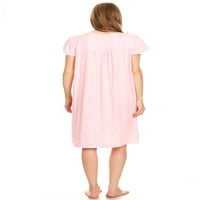 FRS ženska mekana i udobna štampana duga pidžama Noćna haljina