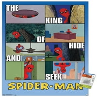 Marvel Comics - Spider-Man - Sakrij i tražite zidni poster sa push igle, 22.375 34
