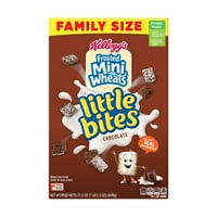 Kellogg's Frosted Mini-Wheats little Bites, žitarice za doručak, čokolada, porodična veličina, 21. Oz