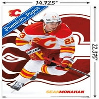 Calgary Flames-Sean Monahan Zidni Poster, 14.725 22.375