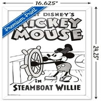 Disney Mickey Mouse - Parni brod Willie Zidni poster, 22.375 34