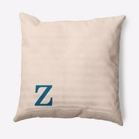 Jednostavno DAISY 20 20 Moderni monogramsko dekorativni jastuk, jesen plavi