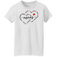 Grafički američki praznik za Majčin dan za majke srce Ženska kolekcija grafičkih majica
