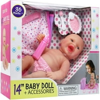 Kliknite na n 'Play Baby Girl Doll 14 sa kompletom dodatne opreme za njegu