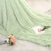 Hlađenje pokrivač meko toplo shaggy baca za kauč s bračnim krevetom