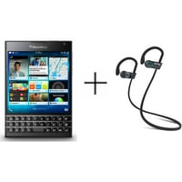 BlackBerry Passport SQW100 - Otključani GSM pametni telefon i Sharkk fleine bežične Bluetooth vodootporne