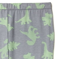 Kidtopia Boys kratki rukav gornji dio i Jogger pantalone, 2-dijelni set za spavanje pidžame, veličine 6-14