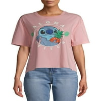 Juniors ' Stitch Aloha Drop Ramena Grafički T-Shirt