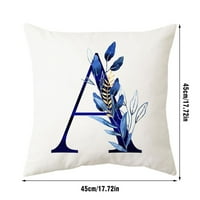 Bacanje jastuka na abecedi ukrasni jastuk ABC slovo cvijeća jastuk pokriva kvadratni jastučni štititi za