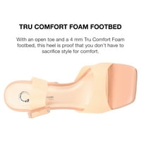 Kolekcija Journee Ženske Luca Tru Comfort Foam Sandale Sa Otvorenim Četvrtastim Blokom Pete
