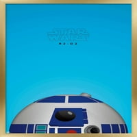 Ratovi Zvijezda: Saga-S. Preston R2-D Minimalistički Zidni Poster, 14.725 22.375