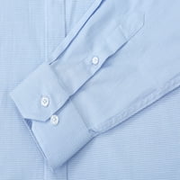 Muške klasične košulje sa dugim rukavima muške košulje sa teksturom od pamuka za muškarce