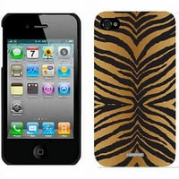 Tiger Stripes Brown dizajn na Apple iPhoneu 4 4s Thinshield Snap-On Case by Coveroo