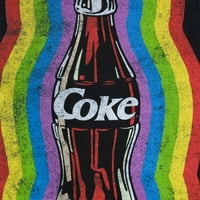 Muška Coca Cola Cola Rainbow Glow grafička majica