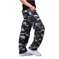 Elaililye Fashion Cargo Hlače Muške kamuflažne planinarske hlače Multi-džepne kaki hlače na otvorenom ležerne