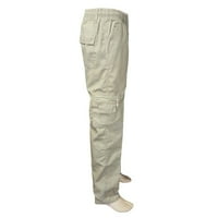 Muške elastične struke Vojne pamučne pantalone Hlače ležerne duge hlače