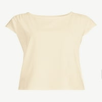 Ženska Košuljasta naramenica sa kratkim rukavima, veličine XS-XXXL