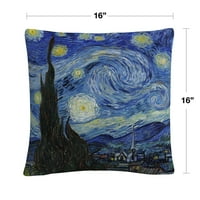 Vincent Van Gogh 'Zvjezdani noćni jastuk za bacanje