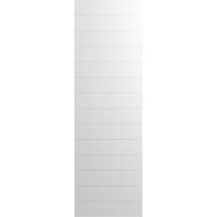 Ekena Millwork 12 W 55 H True Fit PVC horizontalni šlag Moderni stil fiksne kapke, nedovršeno