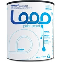 Loop Premium reciklirana boja, bijela četvrt