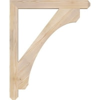 Ekena Millwork 1 2 W 34 D 42 H Legacy Craftsman Smooth Bracket, Douglas Jela