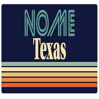 Nome Texas Vinil naljepnica za naljepnicu Retro dizajn