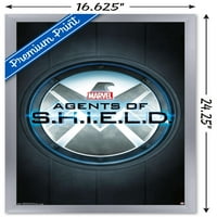 Marvel Comics TV-Marvelovi agenti S. H. I. E. L. D.-Logo zidni Poster, 14.725 22.375
