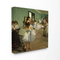 The Stupell Home Decor Collection Degas The Dance Class Ballet Classical Painting Canvas Wall Art