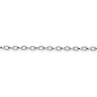 Primalni srebrni srebrni zabrinjavajuće lanac srebra uzorak