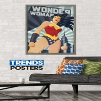 Comics - Wonder Woman - zidni poster konstruktivizma, 22.375 34