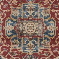Bijar HESTER tradicionalni tepih za trčanje, Red Royal, 2'3 12 '