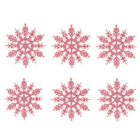 Set Glitter Snowflake božićni ukrasi Xmas Tree Viseći ukras