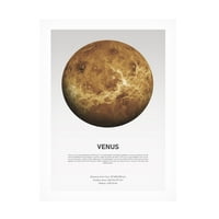 Dizajn Fabrikken 'Venus svjetlo' platno umjetnost