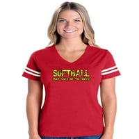 MMF - Ženska fudbalska fina džersey majice, do veličine 3xl - softball igrati se teško ili idi kući
