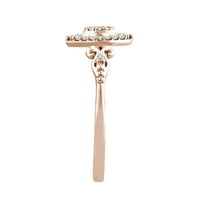 Boja ljubavi Carat T. W. Diamond Promise prsten u 10k ružičastom zlatu
