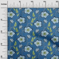 Onuone pamuk poplin twill plavi tkanina odlazi i cvjetni cvjetni pleteni odjeću prekrivajući tkaninu tkanine