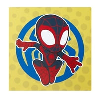 Marvel Spidey & Friend Raznobojna platnena zidna umjetnost za dječiji dekor