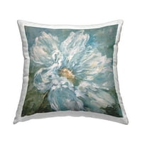 Stupell Industries tradicionalni dizajn latica u impresionističkom stilu bijelog cvijeta Cindy Jacobs jastuk
