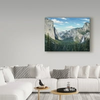 Zaštitni znak likovne umjetnosti' Yosemite Valley ' platno Art Jeff Tift